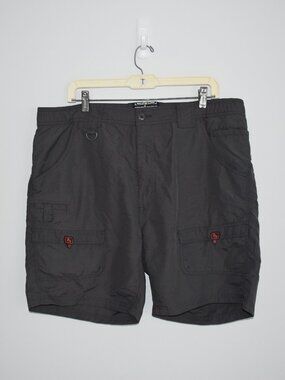 Dk Gray Hook and Tackle Cargo shorts sz 38